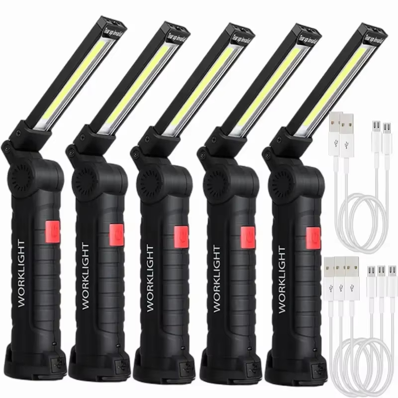 Outdoor Lighting Rechargeable - Taşınabilir COB LED El Feneri USB
