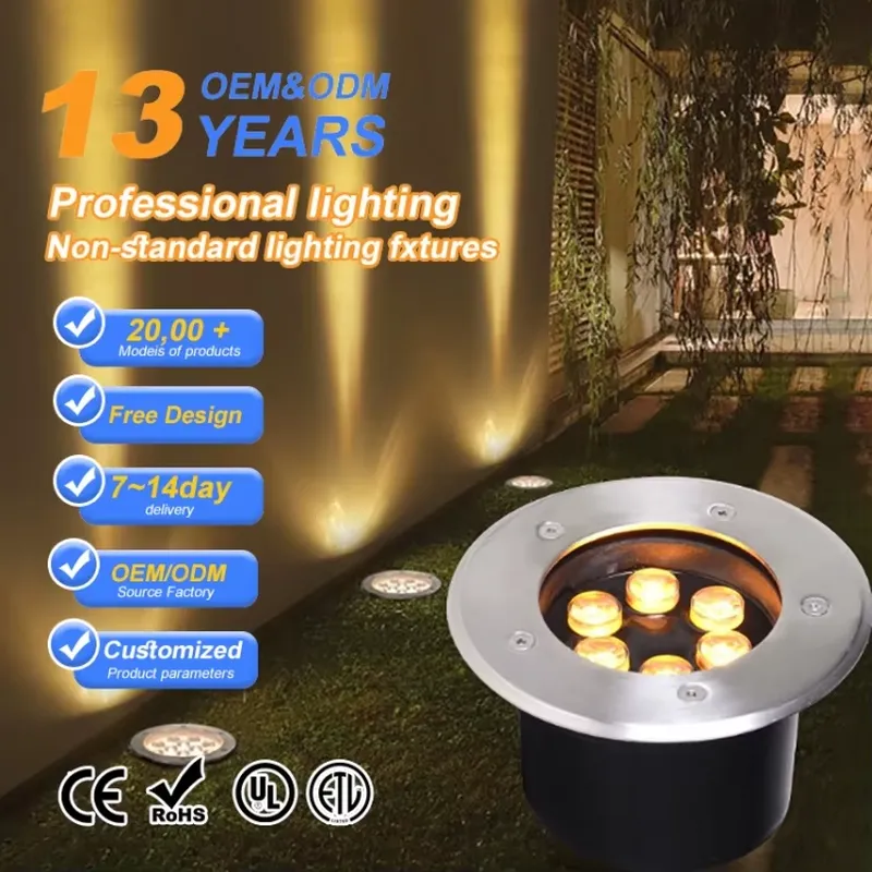 Outdoor Lighting In Ground - Su geçirmez IP67 LED Yeraltı Lambası