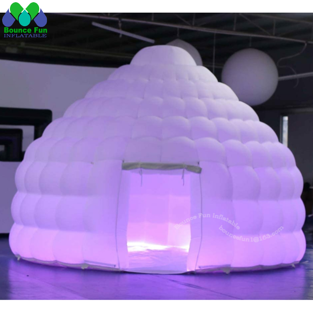 Outdoor Lighting Rental - Beyaz Şişme Igloo Kubbe Çadır Led