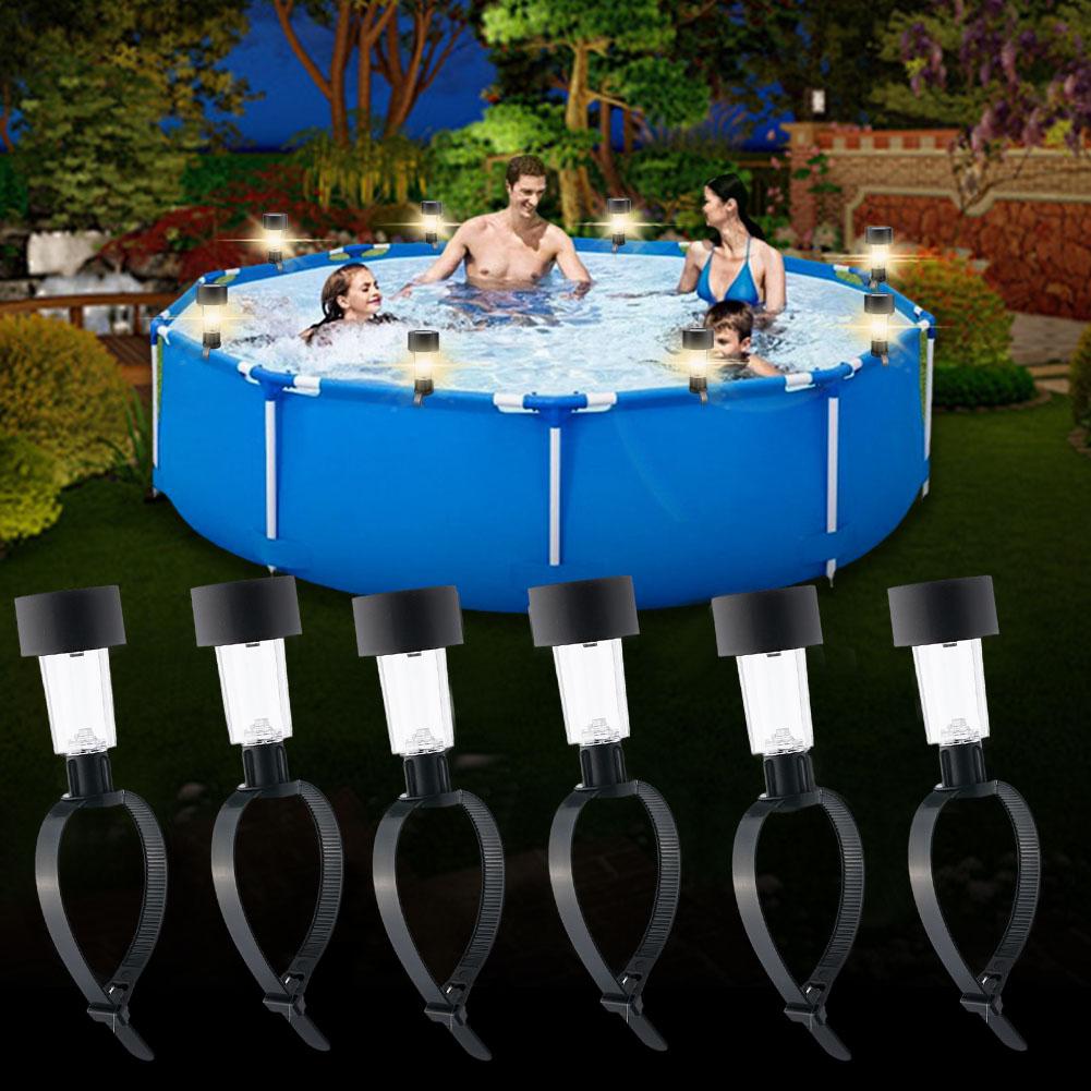 Outdoor Lighting In Ground - Güneş Enerjili LED Havuz Lambaları Su