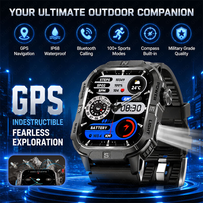 Outdoor Lighting Ip Rating - Açık Hava GPS Akıllı Saat Pusula