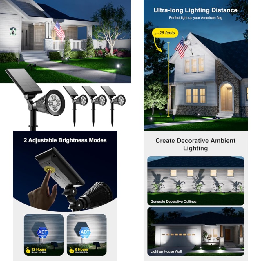 Outdoor Lighting Landscape - Ağaç, Heykel, Çiçek, Saksı, Çalı, Duvar