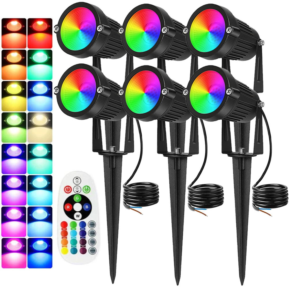 Outdoor Lighting Landscape - RGBW Peyzaj Aydınlatma 10W Uzaktan Kumandalı