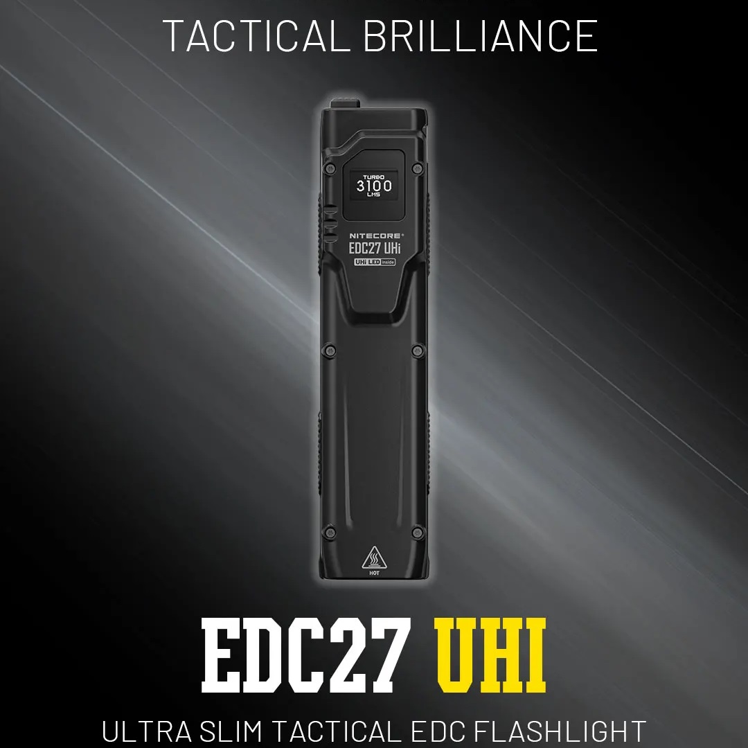 Outdoor Lighting Rechargeable - Convoy UHi Taktik EDC El Feneri