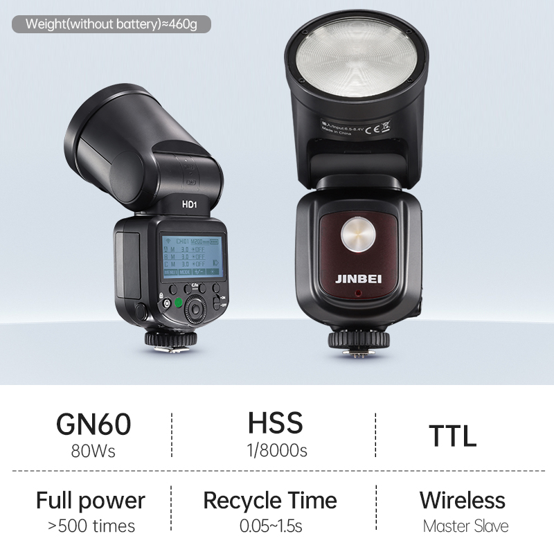 JINBEI HD-1 Yuvarlak Başlıklı  - Outdoor Lighting Kits incelemesi ve fiyatı