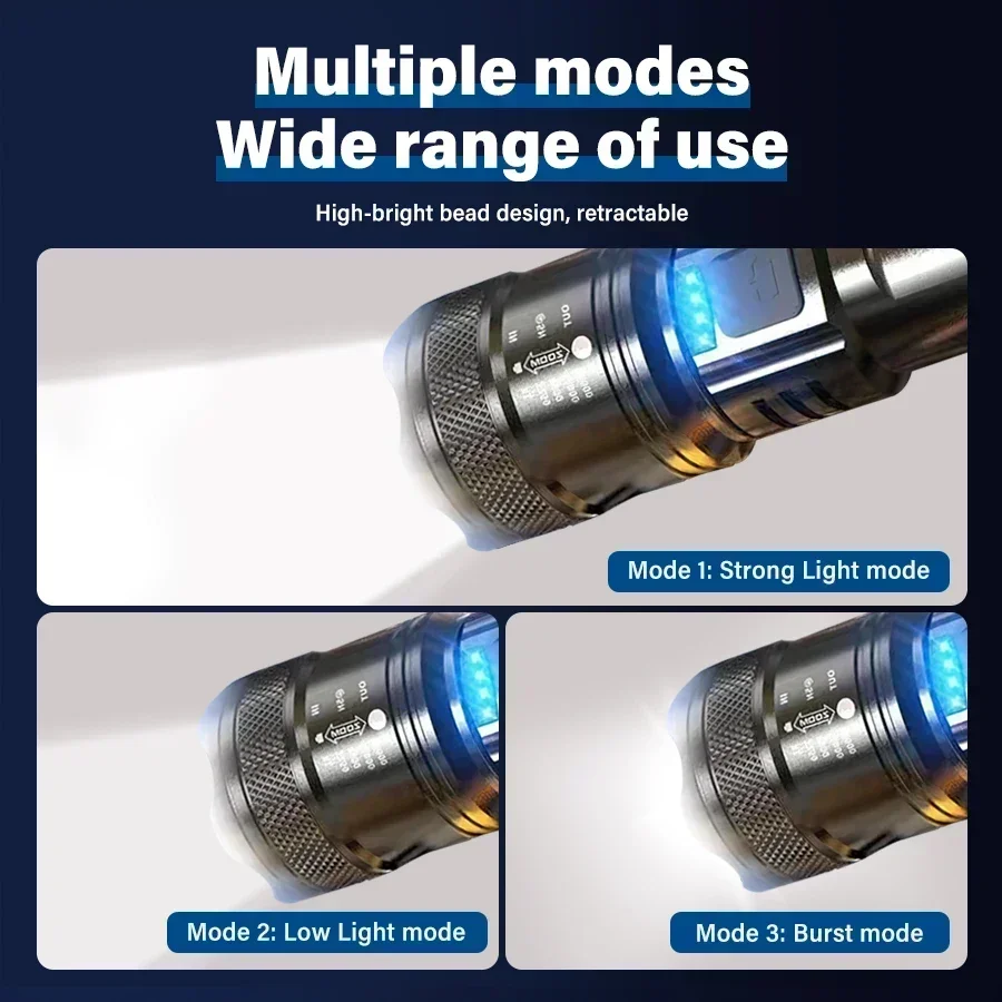 Süper Parlak LED El Feneri USB - Outdoor Lighting Rechargeable incelemesi ve fiyatı