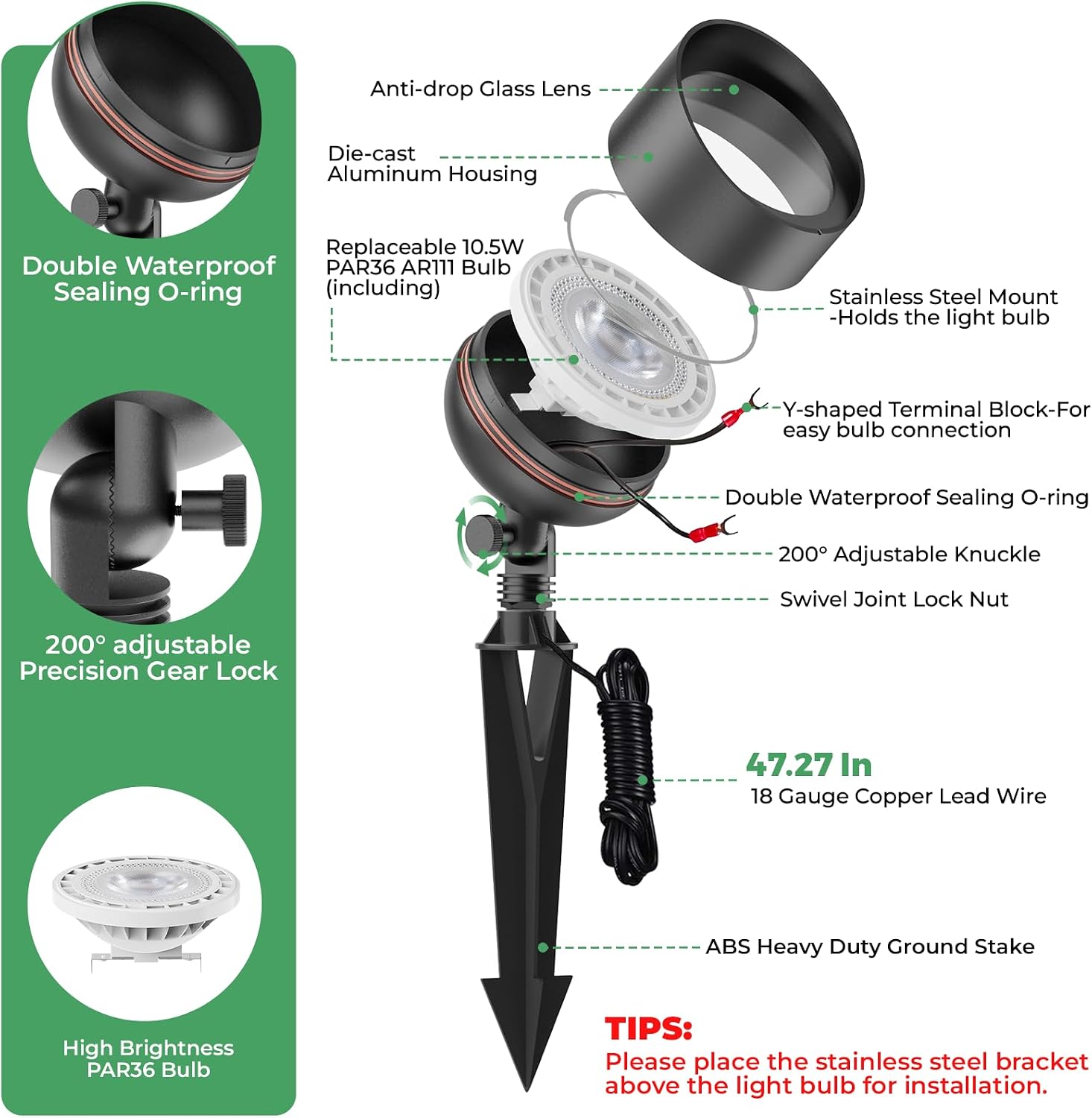 Düşük Voltajlı Peyzaj Led Proj - Outdoor Lighting Voltage incelemesi ve fiyatı