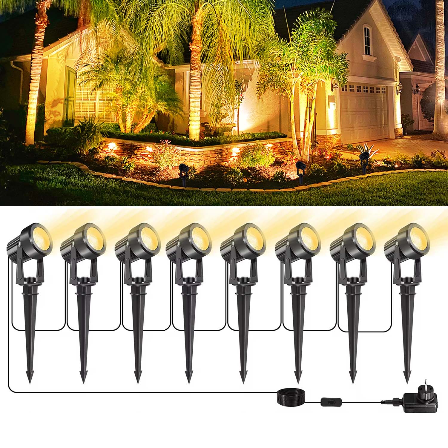 4/6/8LEDS 3000K Açık Spot Peyz - Outdoor Lighting Voltage incelemesi ve fiyatı