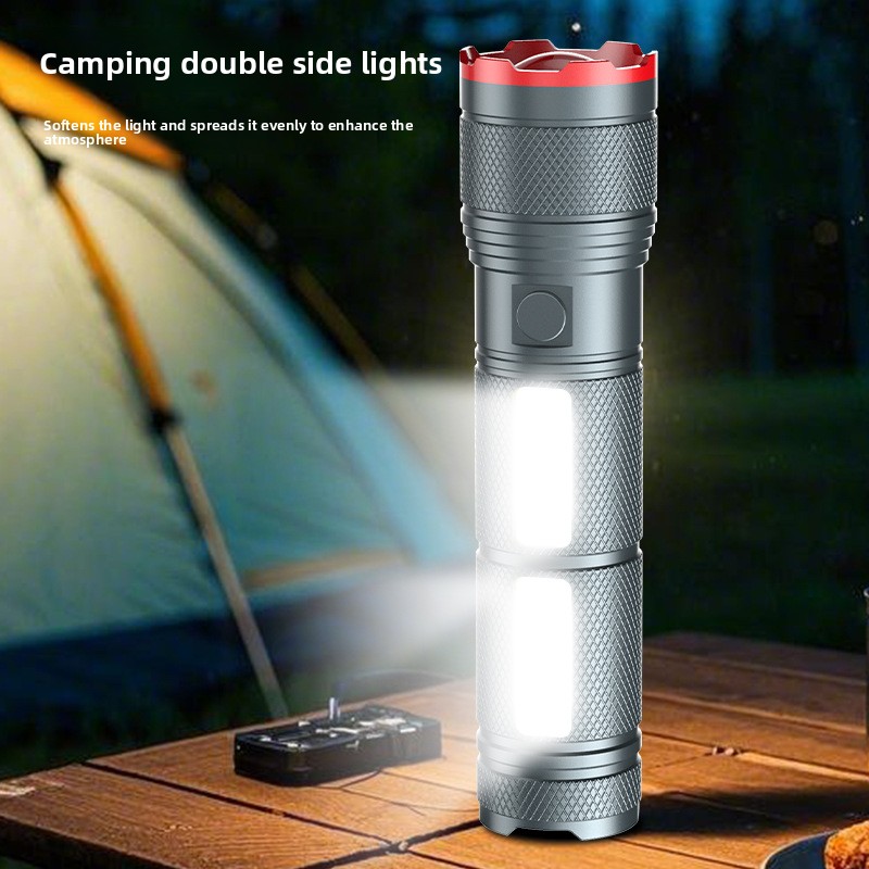 7200mAh Vurgu El Feneri COB Ya - Outdoor Lighting Rechargeable incelemesi ve fiyatı