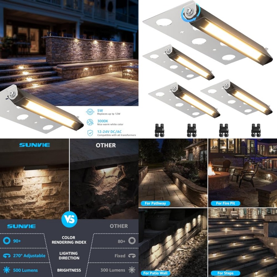7 İnç Hardscape Aydınlatma 5W  - Outdoor Lighting Voltage incelemesi ve fiyatı